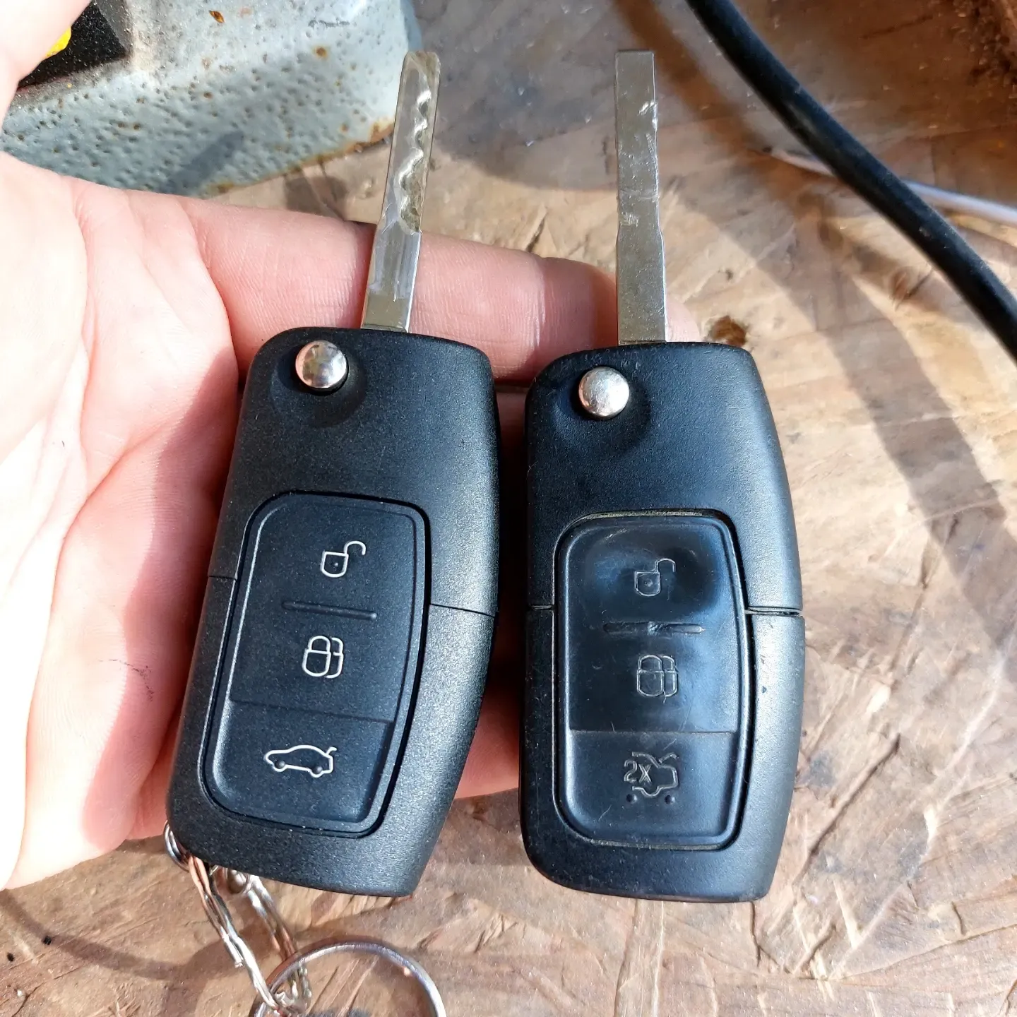 Cambio de carcasa llave de automóvil